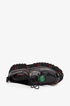 Online Artiker Lakierowane Skórzane Półbuty Damskie 57C0172 Czarne