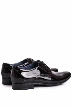 Boto Bednarek Polish Shoes|Półbuty Eleganckie*Lakierowane Skórzane Półbuty Bednarek 694 Czarne