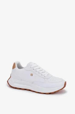 Discount Big Star Shoes Lekkie Buty Sportowe Damskie Big Star RR274629 HI-POLY SYSTEM Białe