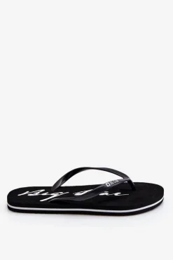 Big Star Shoes Klapki Sportowe|Klapki Damskie Big Star*Lekkie Damskie Klapki Japonki Big Star LL274761 Czarne