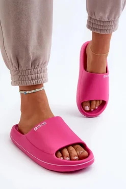 Big Star Shoes Klapki Damskie Big Star|Klapki Basenowe*Lekkie Klapki Damskie Big Star NN274A041 Fuksja Różowy