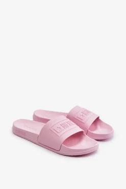 Big Star Shoes Klapki Damskie Big Star|Klapki Damskie Klasyczne*Lekkie Klapki Damskie Big Star OO274036 Różowe Różowy