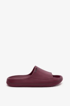 Damskie Big Star Shoes Lekkie Klapki Damskie Big Star SS274422 Bordowe