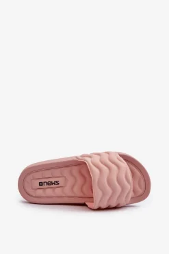 Evento Lekkie Klapki Damskie Na Basen Jasnoróżowe Beliordia Różowy