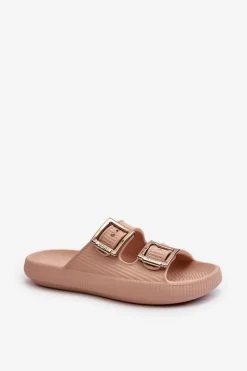 Damskie ZAXY Lekkie Klapki Damskie LL285087 Beżowe