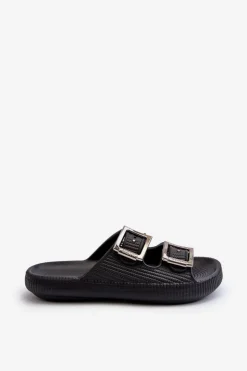 ZAXY Klapki Damskie Klasyczne*Lekkie Klapki Damskie LL285088 Czarne Czarny