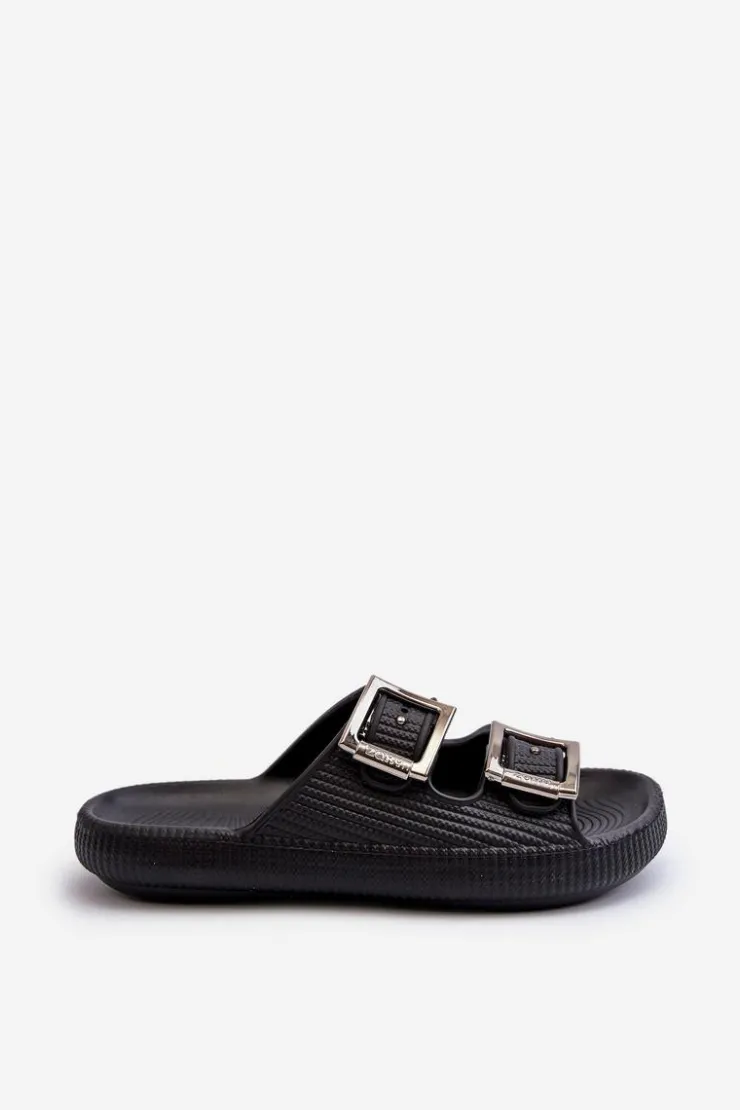 ZAXY Klapki Damskie Klasyczne*Lekkie Klapki Damskie LL285088 Czarne Czarny