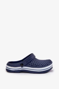 Damskie Evento Lekkie Piankowe Klapki Damskie Granatowe Ardanica