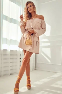 Best Boto Lekkie Wiązane Sandały Na Koturnie Żółte Marriett