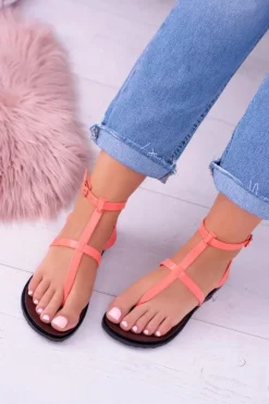 Best Boto Lu Boo Sandałki Rzymianki Japonki Lento Neon Róż
