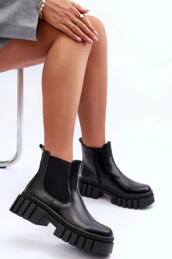 Boto Brązowe I Beżowe Botki|Botki Płaskie*Masywne Skórzane Botki Sztyblety Czarne Orryss