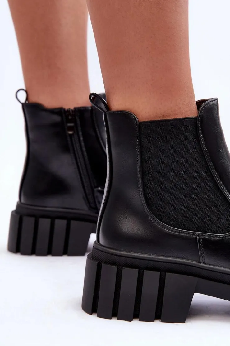 Boto Brązowe I Beżowe Botki|Botki Płaskie*Masywne Skórzane Botki Sztyblety Czarne Orryss