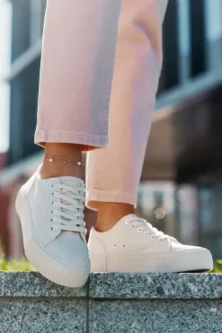 Big Star Shoes Trampki Damskie Big Star|Trampki Damskie Niskie*Materiałowe Trampki Damskie Big Star RR274407 Beżowe Beżowy