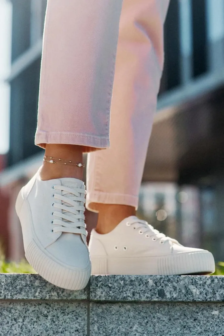 Big Star Shoes Trampki Damskie Big Star|Trampki Damskie Niskie*Materiałowe Trampki Damskie Big Star RR274407 Beżowe Beżowy