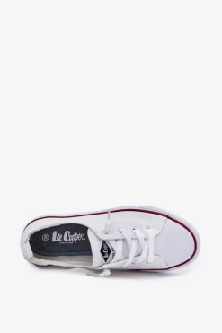 Lee Cooper Materiałowe Trampki Damskie LCW-25-02-3296L Białe