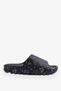 Sale Boto Modne Damskie Klapki Na Masywnej Platformie Czarne Lorette