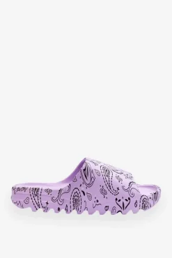 Damskie Boto Modne Damskie Klapki Na Masywnej Platformie Fioletowe Lorette