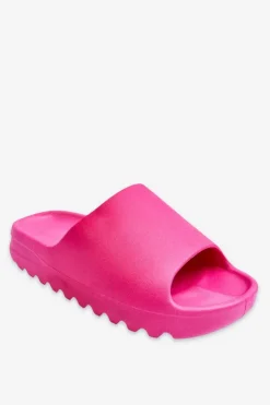 Boto Klapki Na Platformie|Klapki Damskie Klasyczne*Modne Klapki Na Platformie Fuksja Estella Różowy