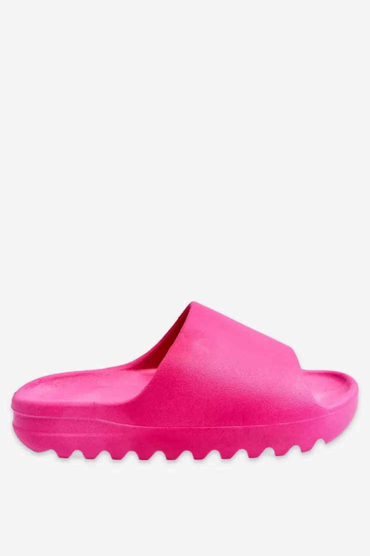 Boto Klapki Na Platformie|Klapki Damskie Klasyczne*Modne Klapki Na Platformie Fuksja Estella Różowy