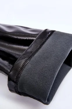 Boto Kozaki Płaskie|Kozaki Przed Kolano*Modne Lakierowane Damskie Kozaki Przed Kolano Czarne Venise