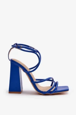 Boto Sandały Na Obcasie*Modne Sandały Na Obcasie e Josette Niebieski