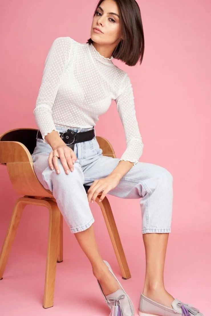 Discount Evento Mokasyny Damskie Skórzane Szare Bebbo