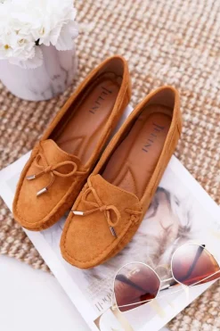 Boto Mokasyny Damskie Zamszowe*Mokasyny Damskie Zamszowe Komfortowe Camel Buggy