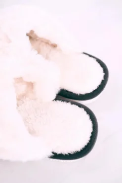 New Boto Męskie Papcie Klapki z Futerkiem Szare Homely