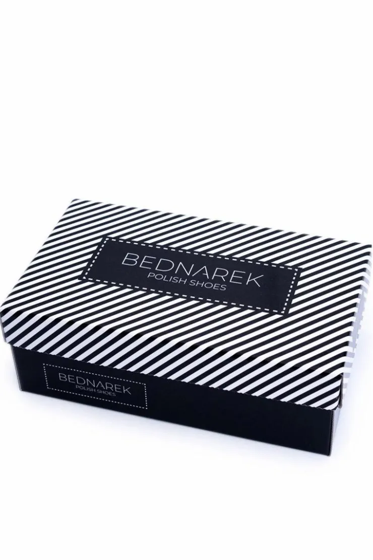 Damskie Boto Męskie Półbuty Bednarek Nubukowe Granatowe Atletos