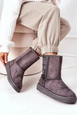 Hot Big Star Shoes Śniegowce Big Star EE274417 Szare