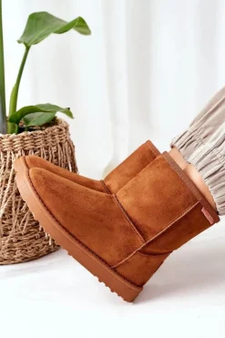 Cross Jeans Śniegowce Damskie*Śniegowce EE2R4028C Brązowe