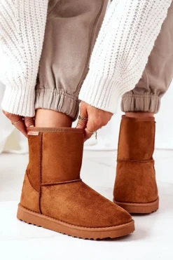 Cross Jeans Śniegowce Damskie*Śniegowce EE2R4028C Brązowe