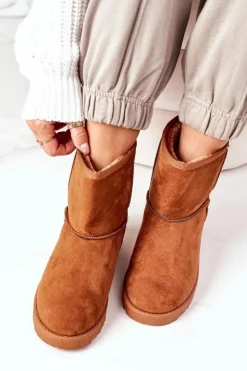 Cross Jeans Śniegowce Damskie*Śniegowce EE2R4028C Brązowe