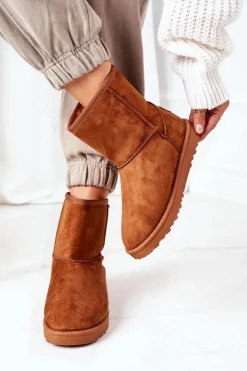 Cross Jeans Śniegowce Damskie*Śniegowce EE2R4028C Brązowe