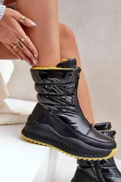 Big Star Shoes Śniegowce Damskie*Śniegowce Damskie Big Star OO274A395 Czarne Czarny