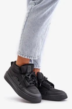 Damskie Big Star Shoes Śniegowce Damskie Big Star OO274A530 Czarne