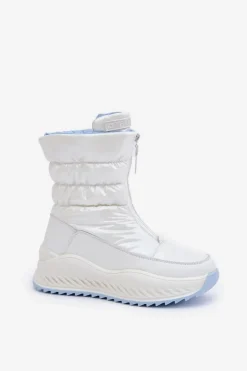 Damskie Big Star Shoes Śniegowce Damskie Big Star OO274A396 Białe