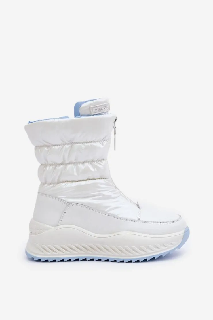 Damskie Big Star Shoes Śniegowce Damskie Big Star OO274A396 Białe