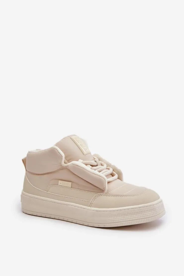 Damskie Big Star Shoes Śniegowce Damskie Big Star OO274A531 Kremowe