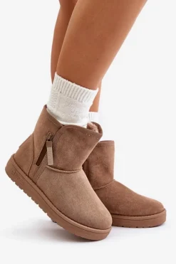 Big Star Shoes Śniegowce Damskie*Śniegowce Damskie Big Star OO274A165 Beżowe Beżowy