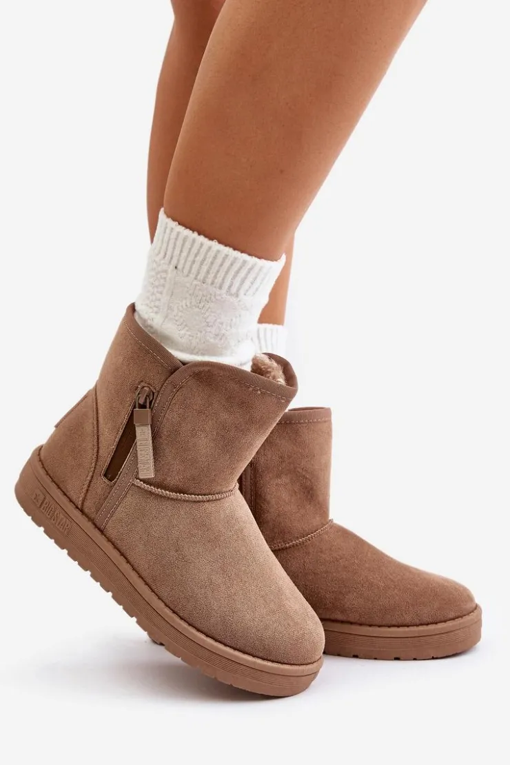 Big Star Shoes Śniegowce Damskie*Śniegowce Damskie Big Star OO274A165 Beżowe Beżowy