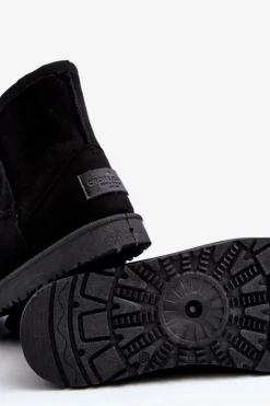 Cross Jeans Śniegowce Damskie*Śniegowce Damskie MM2R4024 Czarne Czarny