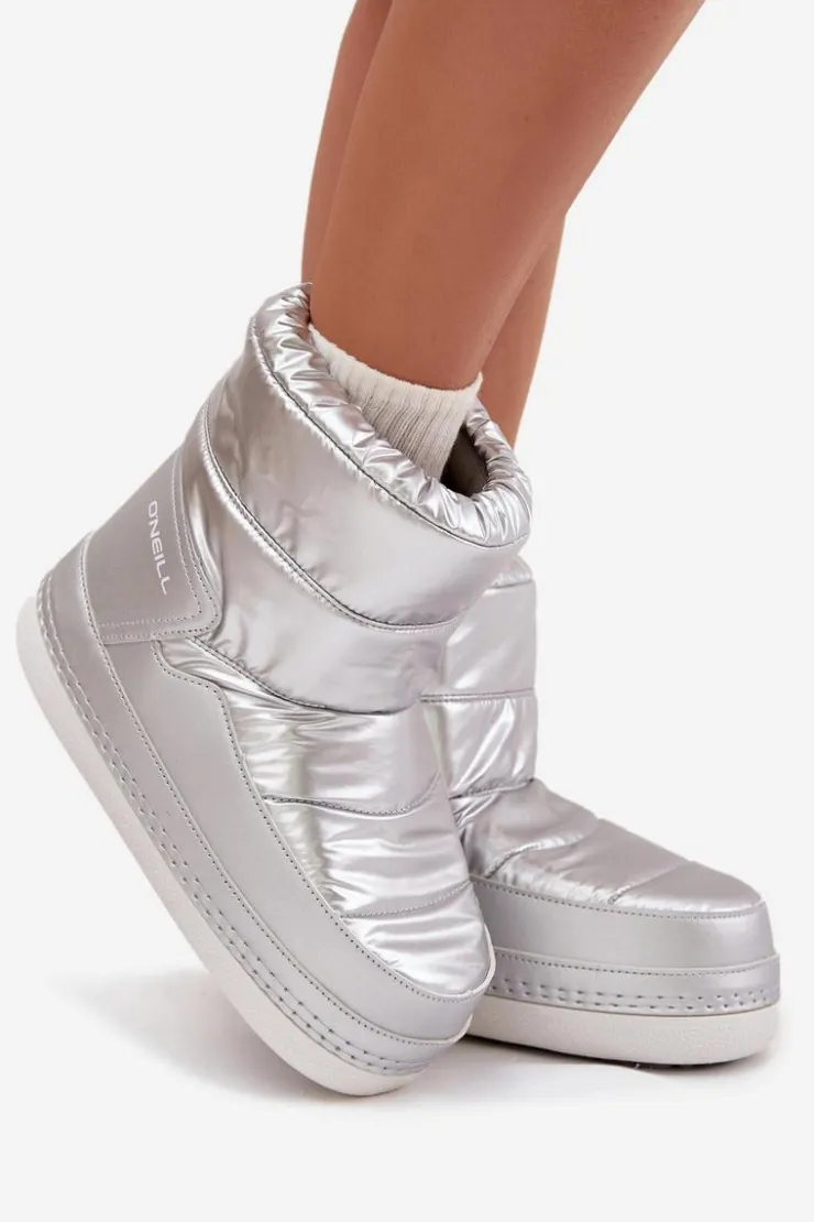 O'Neill Śniegowce Damskie*Śniegowce Damskie LISA CHELSEA WOMEN MID 90253013.01T Srebrne Srebrny