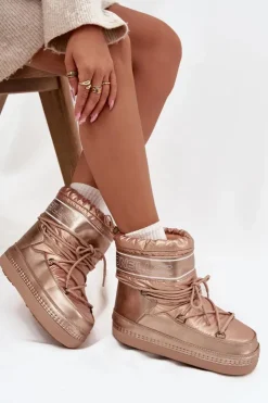 Damskie O'Neill Śniegowce Damskie Z Wiązaniem LISA WOMEN HIGH 90253012.99U Złote