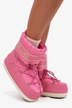 Best O'Neill Śniegowce Damskie Z Wiązaniem LISA WOMEN HIGH 90253012.01U Różowe Różowy