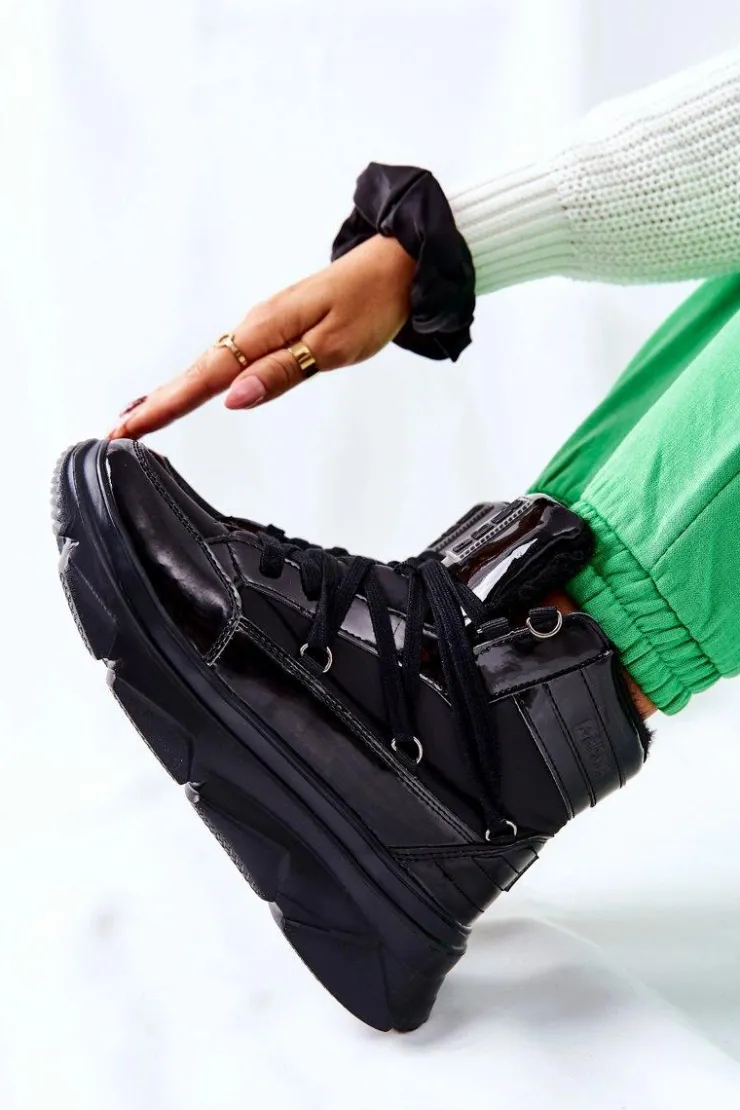 Sale Big Star Shoes Śniegowce Ocieplane Big Star II274311 Czarne