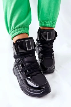 Sale Big Star Shoes Śniegowce Ocieplane Big Star II274311 Czarne