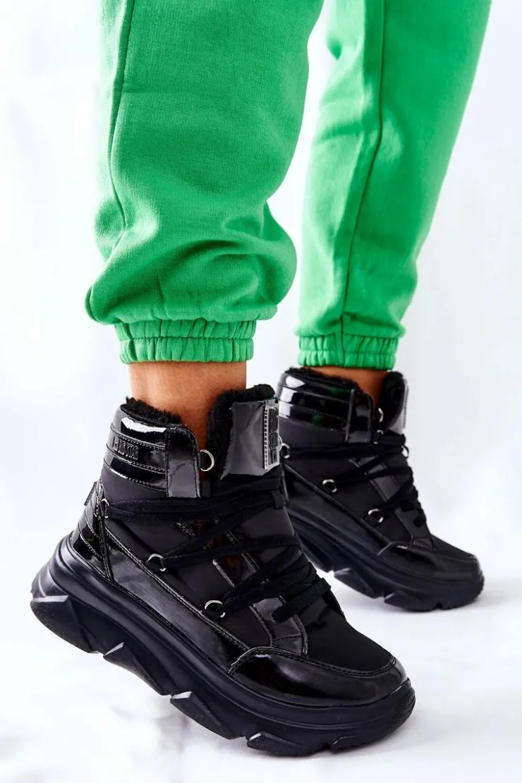 Sale Big Star Shoes Śniegowce Ocieplane Big Star II274311 Czarne