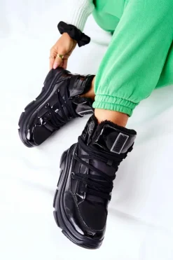 Sale Big Star Shoes Śniegowce Ocieplane Big Star II274311 Czarne