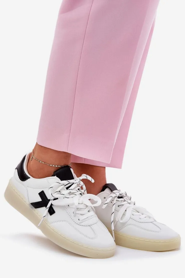 Clearance Boto Niskie Buty Sportowe Damskie Białe Zelevelis Biały